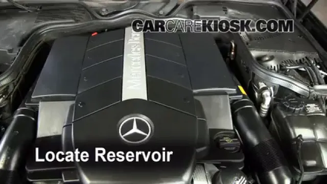 2006 Mercedes-Benz CLS500 5.0L V8 Líquido limpiaparabrisas Agregar líquido
